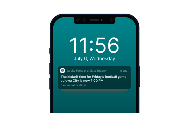 FanXNotification_Mockup-1 Image of a cell phone push notifications.