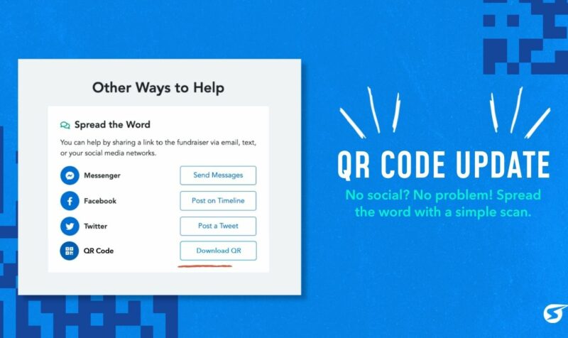 QR Code Update Image for Social Media