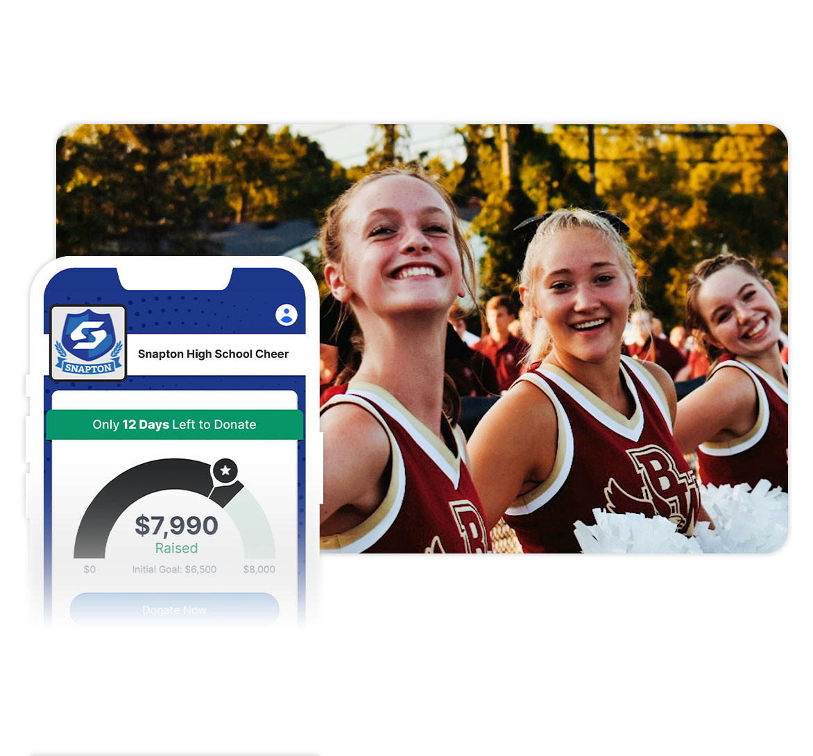Raise_ProductPage-Module1 Fundraising online cheer