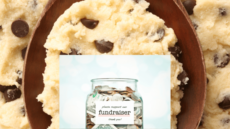 chocolate chip cookie dough fundraiser