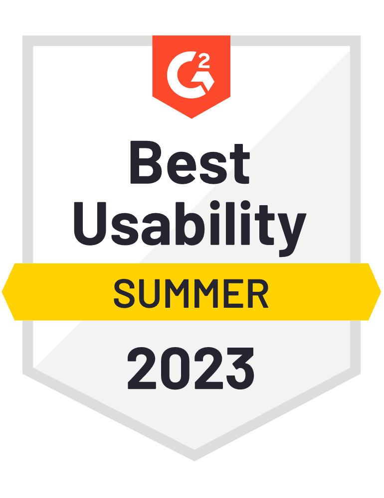 Snap! Raise G2 Best Usability Summer 23